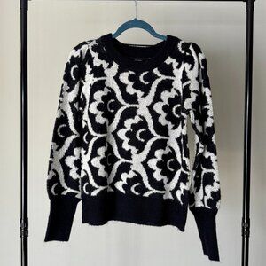 Vero Moda Black & White Patterned Sweater